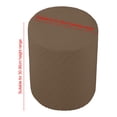 thumbnail image 7 of Stretch Ottoman Cover, Round Thick Polyester Ottoman Slipcovers for Living Room Foot Stool Stretch Cover to .66-12.99inch Diameter, 7 of 7