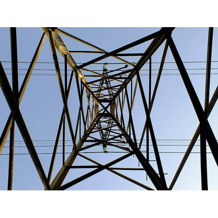Contrast Line - Canvas Print Structure Construction Architecture Contrast Lines Stretched Canvas 10 x 14