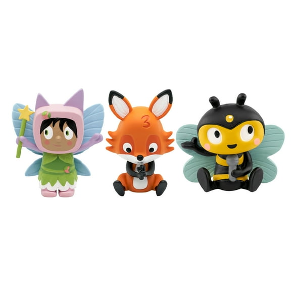 Tonies Audio Character 3 Pack - ENGLISH - Contains Creative Fairy, Favorite Childern's Songs Bugs, Counting Songs