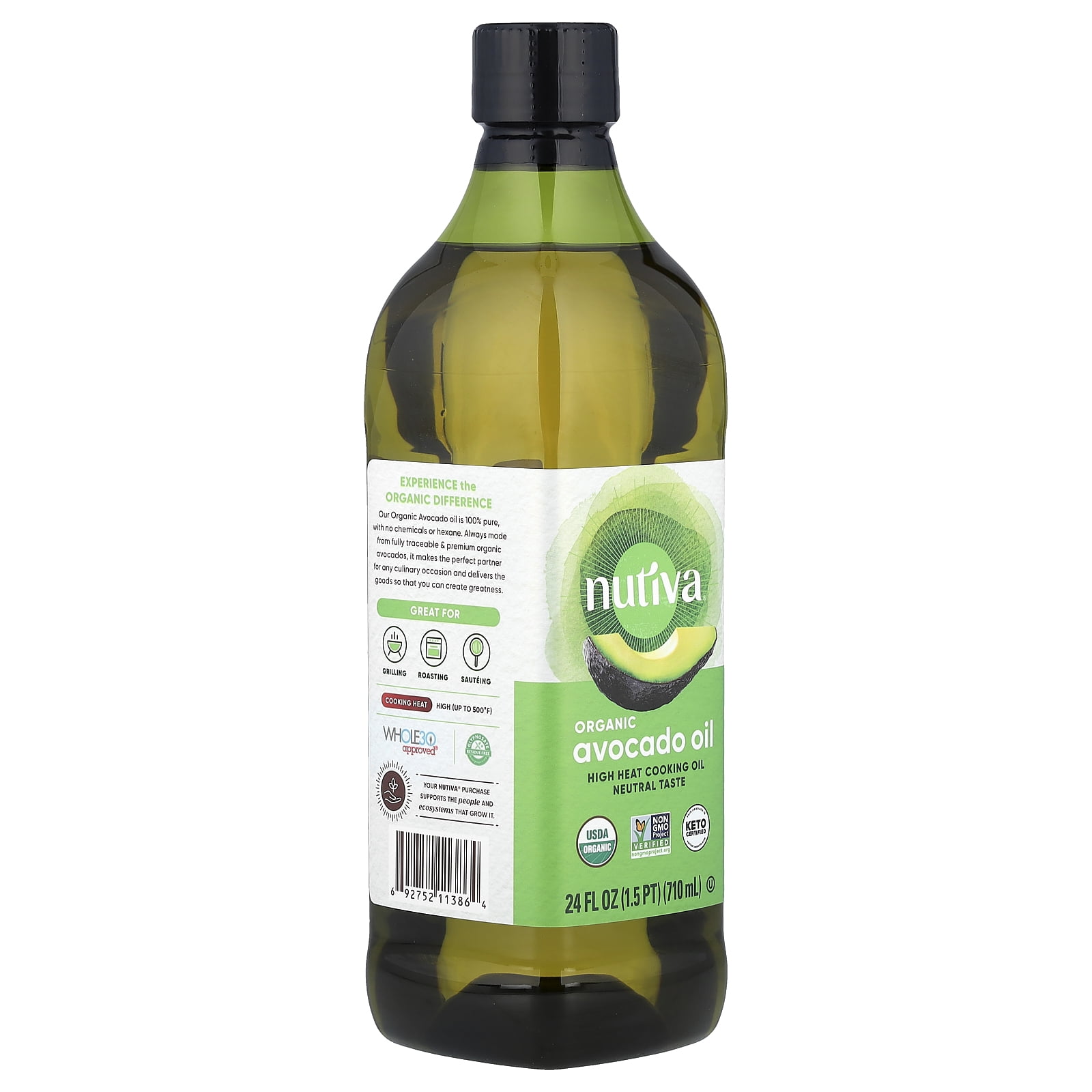 Nutiva Organic Avocado Oil, 24 fl oz (710 ml)