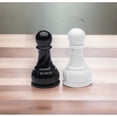 thumbnail image 2 of Ceramic Black and White Pawn Chess Piece Salt and Pepper Shakers, 2 of 3