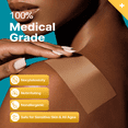 thumbnail image 6 of Dimora Silicone Scar Sheets - Medical Grade Silicone Scar Tape - Waterproof  & Hypoallergenic Scar Removal Treatment for Surgical Scars, C Section, Tummy Tuck, Burns, Keloid Treatment, 1.6”x60" Roll, 6 of 8