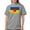 Gray, variant on CafePress - National Flag Of ??????? / Ukraine High Qu T Shirt - Womens Comfort Colors® Shirt