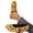 Yellow, variant on Women Polka Dot Single Strap Round Toe Mary Jane Flats, Moderate Cushioned Footbed, Flexible Anti Slip Outsole, Playful Minimalist Silhouette for Campus Daily Commute Casual Matching,White 8