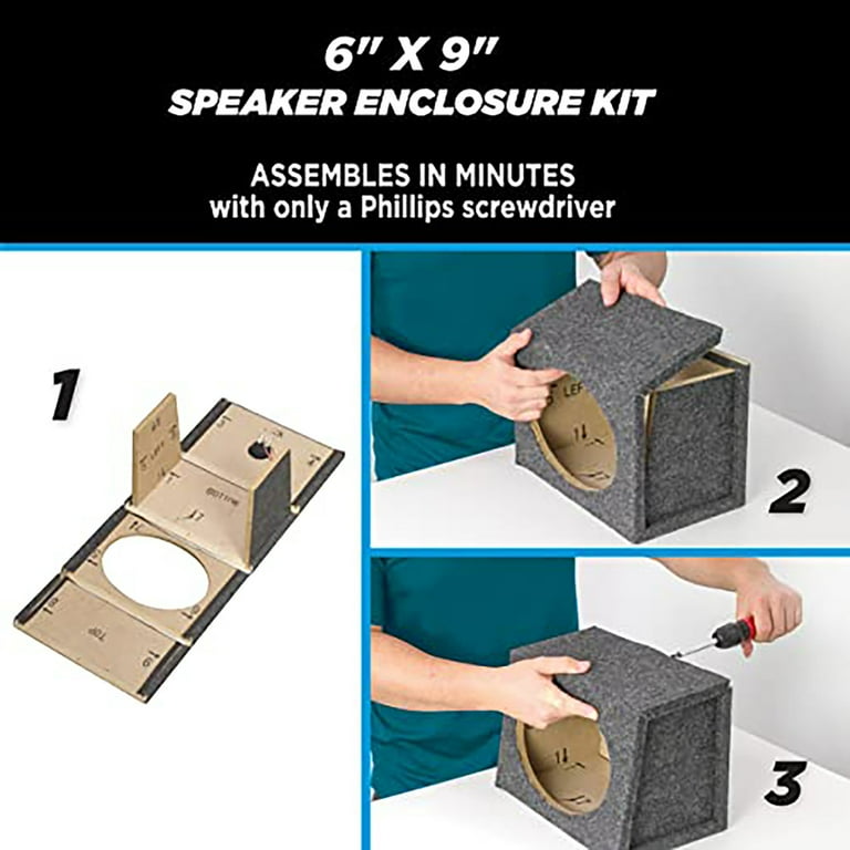 Scosche SE69KT2-WP1 Pair of 6x9 Car Audio Speaker Enclosures