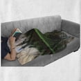 thumbnail image 6 of Yosemite Soft Flannel Fleece Throw Blanket, Sunset Panorama of Yosemite Rocks Trees Cloudy Sky Reflection Riverside, Cozy Plush for Indoor and Outdoor Use, 50" x 60", Beige Green, by Ambesonne, 6 of 6