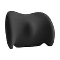 thumbnail image 2 of Almohada de apoyo lumbar para conducir, ergonómica y transpirable. negro, 2 of 9