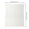 thumbnail image 3 of Sahpxhe Halloween Decoration Flannel Ghost Blanket with Spooky Pattern,Soft Warm Family Throw Blanket Nap Blanket for Halloween Living Room Bedroom Holiday Gift,59x39.37in White-L, 3 of 6