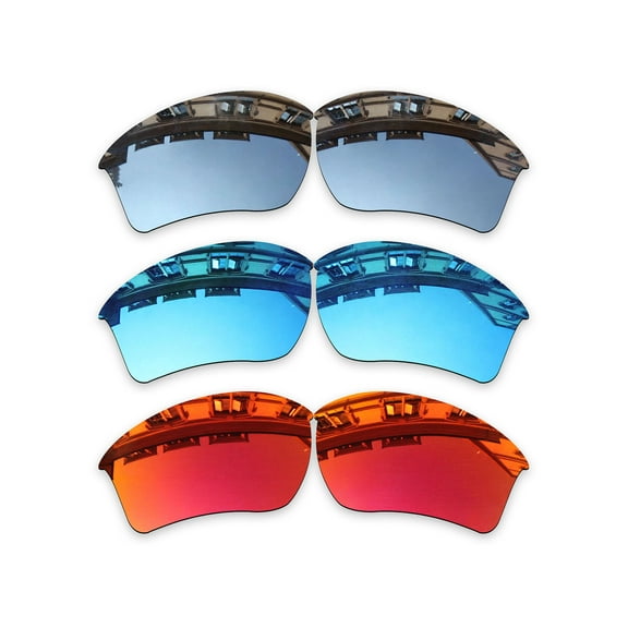 Vonxyz 3 Pack Polarized Replacement Lenses for Oakley Half Jacket 2.0 XL Sunglasses