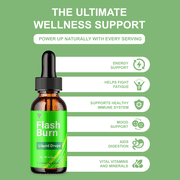 FlashBurn Health Support Drops, Flash Burn Advanced Supplement (2 oz)