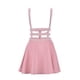 thumbnail image 4 of Falda sexy de encaje con corte en A para mujer: tirantes ajustables, diseño de rejilla hueca, minifalda de verano para estudiantes, transpirable y cómoda., 4 of 4