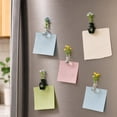 thumbnail image 6 of Mini Magnetic Glass Vases 8 Piece Set with Artificial Flowers for Refrigerator Decor, 6 of 6