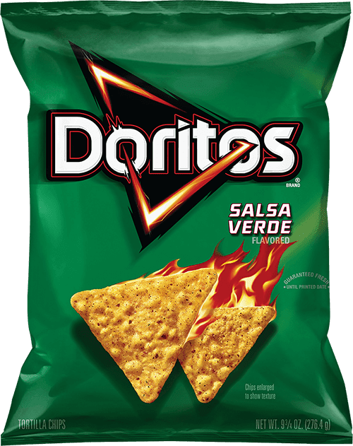 2 Pack Doritos Salsa Verde Tortilla Chips
