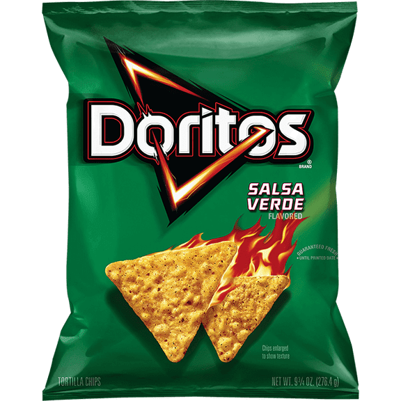 2 Pack Doritos Salsa Verde Tortilla Chips