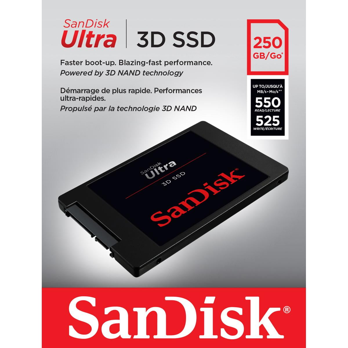 SanDisk Ultra 3D 250GB SATA III 2.5