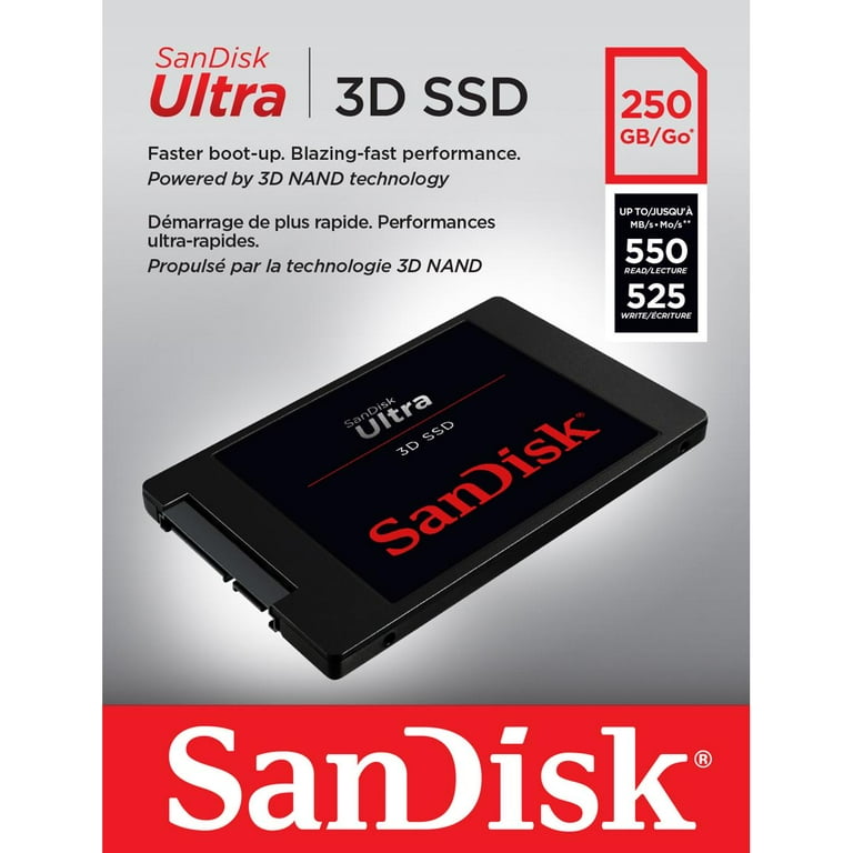 SanDisk Ultra 3D 250GB SATA III 2.5