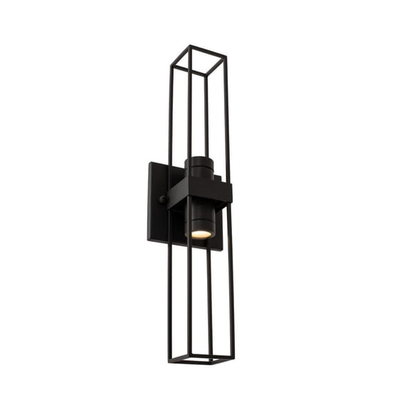 Kalco 405022MB Eames 2 Light 19" Tall Ada Led Outdoor Wall Sconce - Black