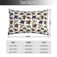 thumbnail image 2 of Salouo Various Turtle Pattern Pillow Cases,1PC Pillow Covers with Envelope Closure Decorative Pillow Case for Bed Couch,Pillows Not Included-20"x30", 2 of 6