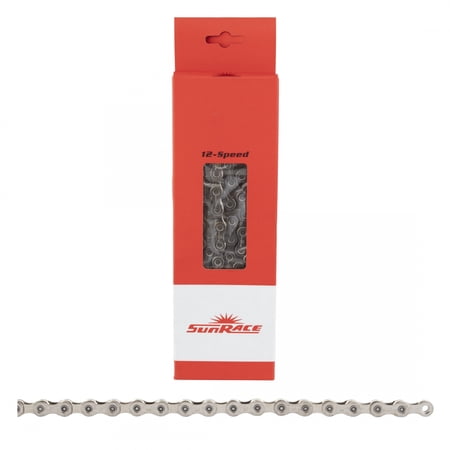Sunrace CN12A Shift Chain  12sp - Silver w/Quick Link price history on PriceWatchPro