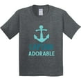 thumbnail image 3 of Inktastic Captain Adorable, Boat Anchor, Sailor, Sailing Youth T-Shirt, 3 of 5