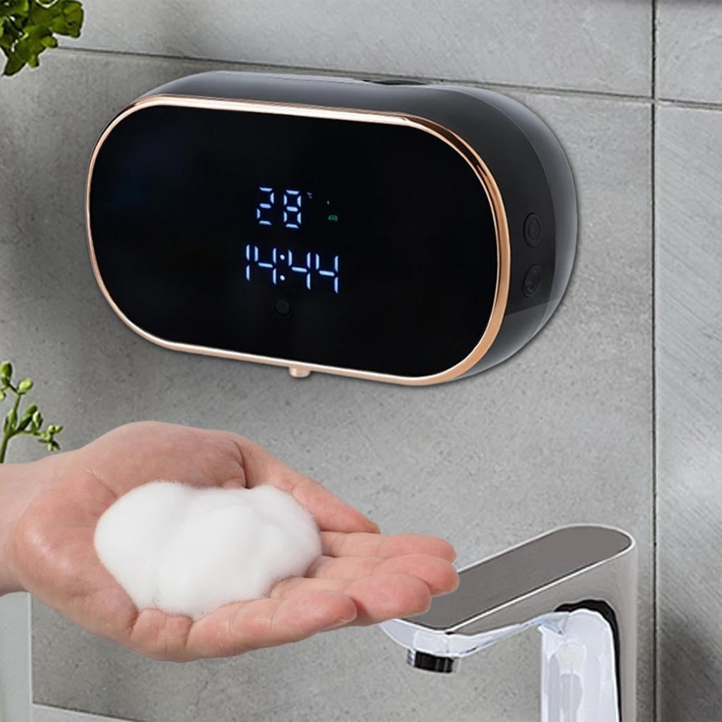 Touchless Hand Soap Foam Dispenser Rechargeable Foaming Soaps Dispensers Automatic Induction Foam Hand Washer