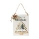 thumbnail image 1 of Letrero colgante de alce para de Navidad, placa para puerta de entrada, decoración navideña, manualidades, placa colgante navideña para patio,, 1 of 9
