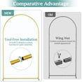 thumbnail image 5 of EMART Metal Arch Backdrop Stand Set of 2 (7.2ft/6ft) with 8 Ground Nails & 2 Carry Bag for Wedding Decor, Baby Shower, Birthday Party, 5 of 9