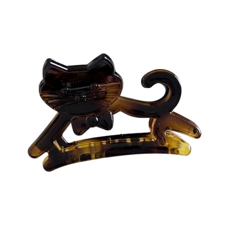 Anti-slip Hair Claw Cat Shape Hair Claw Clip Stable Anti-slip Design Lightweight Mini Hair Accessory for Half-up Styles Durable for Wear for Women