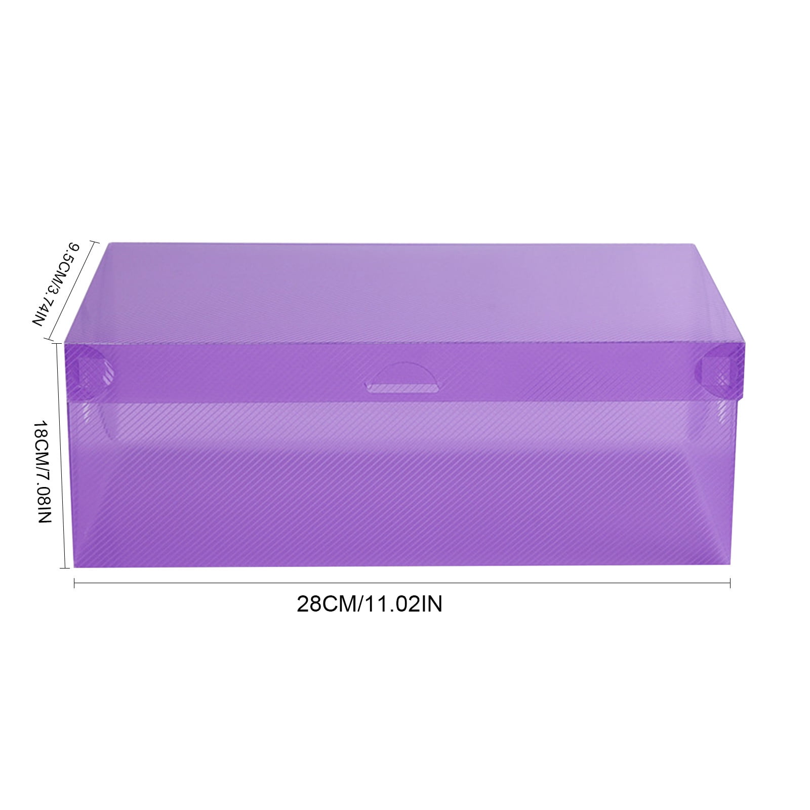Purple and Pink Graphic Shoe Box Amazon.com: DCEHKR 20 x Shoe Box Storage Flip-Top Shoe Box  main image 2