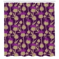 thumbnail image 3 of Ambesonne Thistle Shower Curtain, Vibrant Color Scottish, 69"Wx75"L, Yellow Green and Purple, 3 of 3