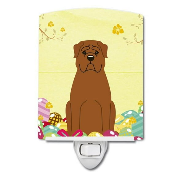 Easter Eggs Dogue de Bourdeaux Ceramic Night Light