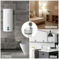 thumbnail image 7 of Uxcell 1Pcs Suction Cup Shower Caddy with Hooks, 3.7 Inch Suction Cup Shower Organizer Shelf Wall Mount Dispenser Rack Storage Shelf for Bathroom Kitchen, Grey, 7 of 7