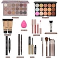 thumbnail image 2 of Kit de maquillaje MONRUEVT Paleta de sombras de ojos de 18 colores para mujeres y niñas, 2 of 7