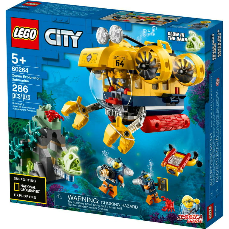 Deqenereret købmand At søge tilflugt LEGO - City Oceans Ocean Exploration Submarine 60264 - Walmart.com