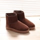 thumbnail image 1 of Botas de nieve de invierno para estudiantes femeninas, estilo coreano, cálidas, con forro polar, gruesas, planas, de algodón, botas de nieve de tubo corto de gamuza, 1 of 6