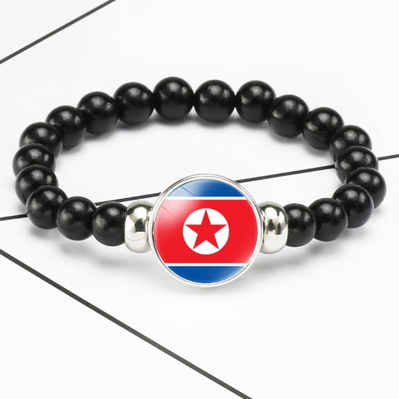 Uijokdef Acrecean Beaded Bracelet, Acrylic, Africa Countries
