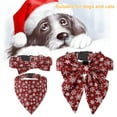 thumbnail image 3 of Deyuer Pet Collar Snowflake Pattern Dress-up Adjustable Breakaway Cats Dogs Collars Bandana for Christmas, 3 of 8