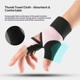 thumbnail image 5 of 1 Pair Essential Training & Weightlifting Gloves, Fingerless Workout Gloves, for Secure Hold and Palm Padding Protection, 5 of 5