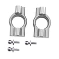 thumbnail image 2 of Piezas de repuesto para la mejora y mantenimiento de bloques de dirección RC para aleación de aluminio 1/24 Plata, 2 of 9