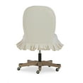 thumbnail image 3 of Linon Chaise de Bureau en Bois Penny en Blanc, 3 of 9
