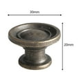 thumbnail image 1 of LLC 4pcs Meubles d'Armoire de Style Européen Rond Boutons de Bronze 30mm, 1 of 2