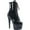 Black Patent/Black Multi Glitter, variant on Women's Pleaser Adore 1020LG Platform Ankle Boot