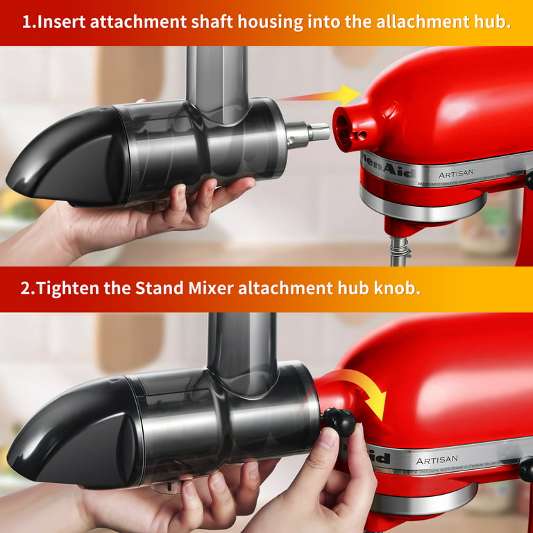 Juicer Attachment For KitchenAid 3.5/4.5/5 Quart Tilt Head Stand Mixers  Masticat