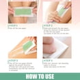 thumbnail image 3 of Tiras de cera para depilación Tiras de cera para el cuerpo de 20 piezas Kit rápido y suave para las axilas del brazo para la cara del cuerpo de la pierna útil, 3 of 5