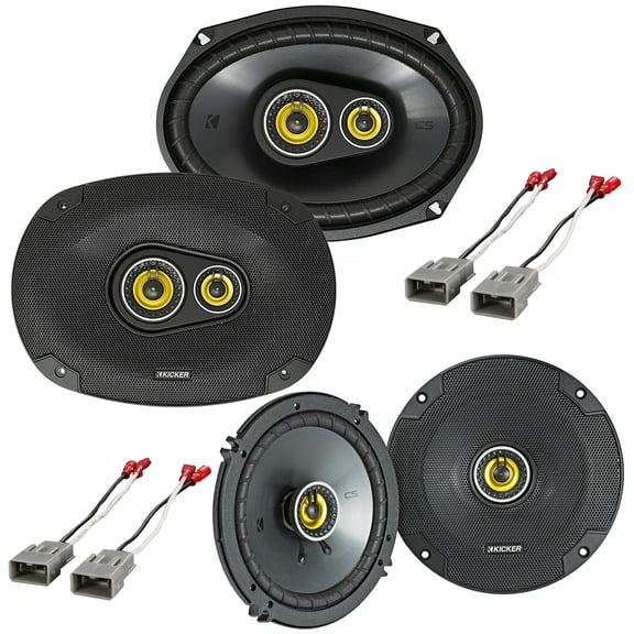 Kicker CS Series Factory Speaker Replacement Package Fits select 1986-1997 Honda Accord