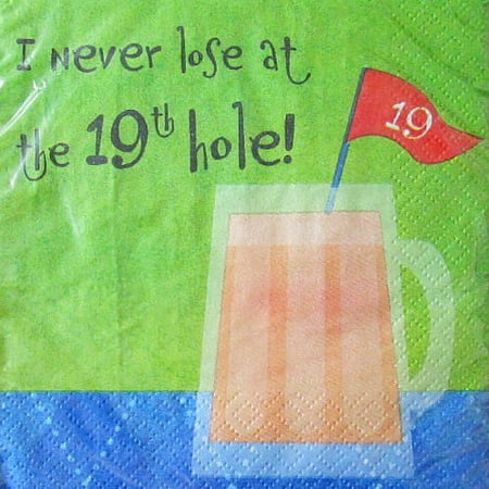 Golf '19th Hole' Small Napkins (16ct)