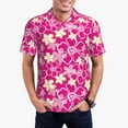 thumbnail image 1 of Fotbe Vintage Flowers Camiseta Polo de Golf para Hombre con Estampado – Camisa Deportiva Transpirable con Cuello Abotonado-X-Large, 1 of 6