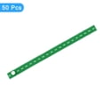 thumbnail image 3 of Unique Bargains Clothes Storage Elastic Band with Buttonhole, 50Pcs Clothing Storage Strap, Clothes Organization System for Drawer Blanket Storage Band, Green, 3 of 5