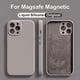 thumbnail image 2 of Original Liquid Silicone Magnetic Case For iPhone 11 13 12 14 15 Pro Max Plus For Magsafe Case Wireless Charge Cover Accessories, 2 of 5