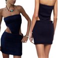 thumbnail image 4 of Txlixc Vestido de chaqueta tubular de estilo femenino Txlixc moda, 4 of 5